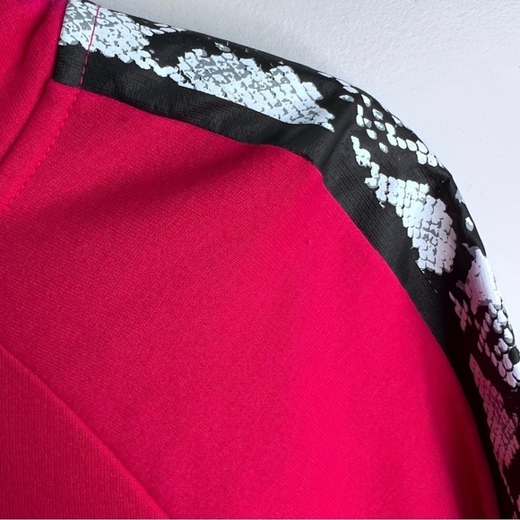 Calvin Klein Red Hooded Sweater Dress Size Small - Picture 6 of 9